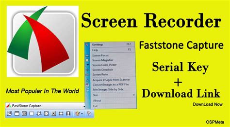 FastStone Capture Key 9.8 Free Download